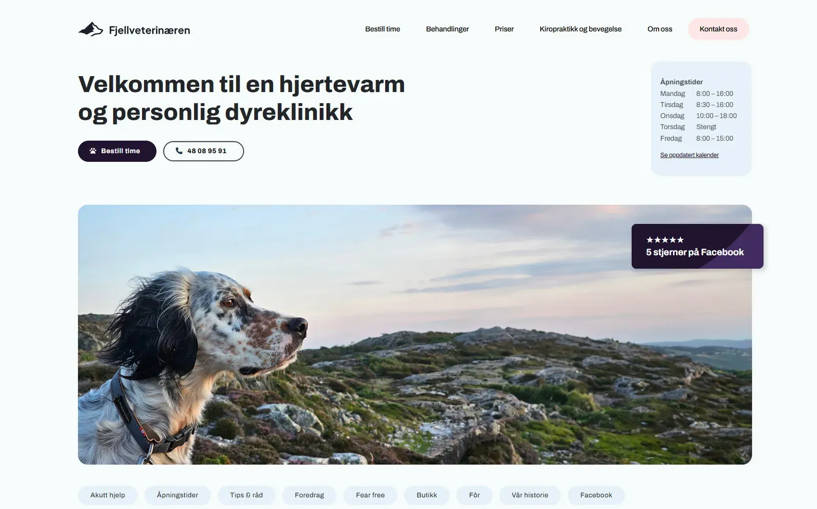 Nye fjellveterinæren.no