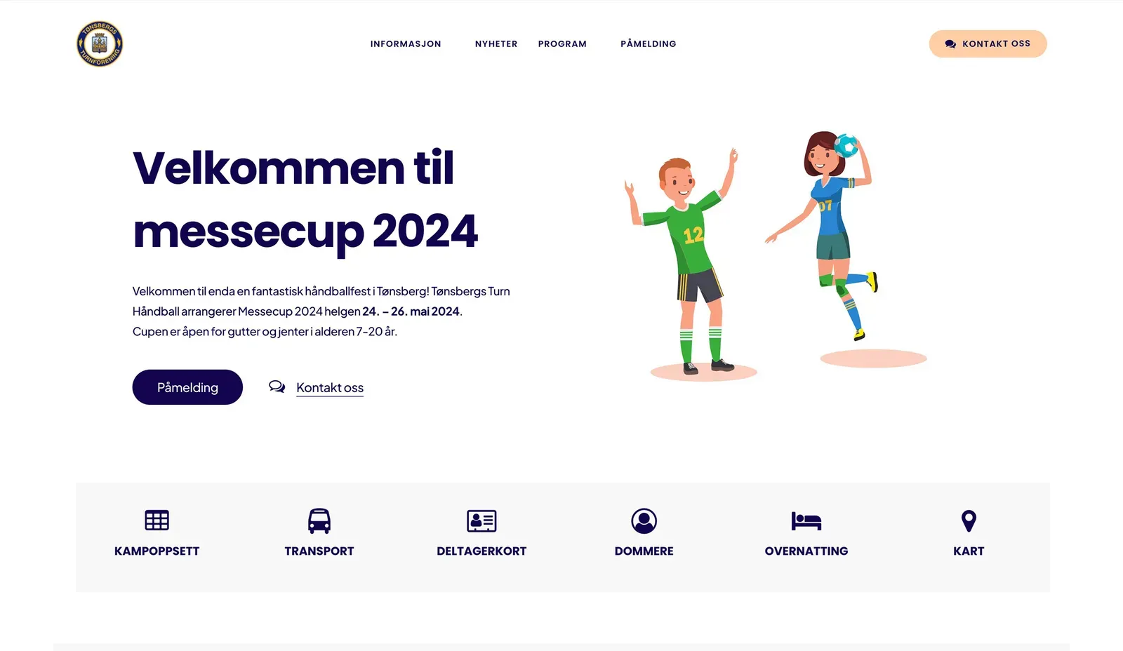 Forsiden til Messecup