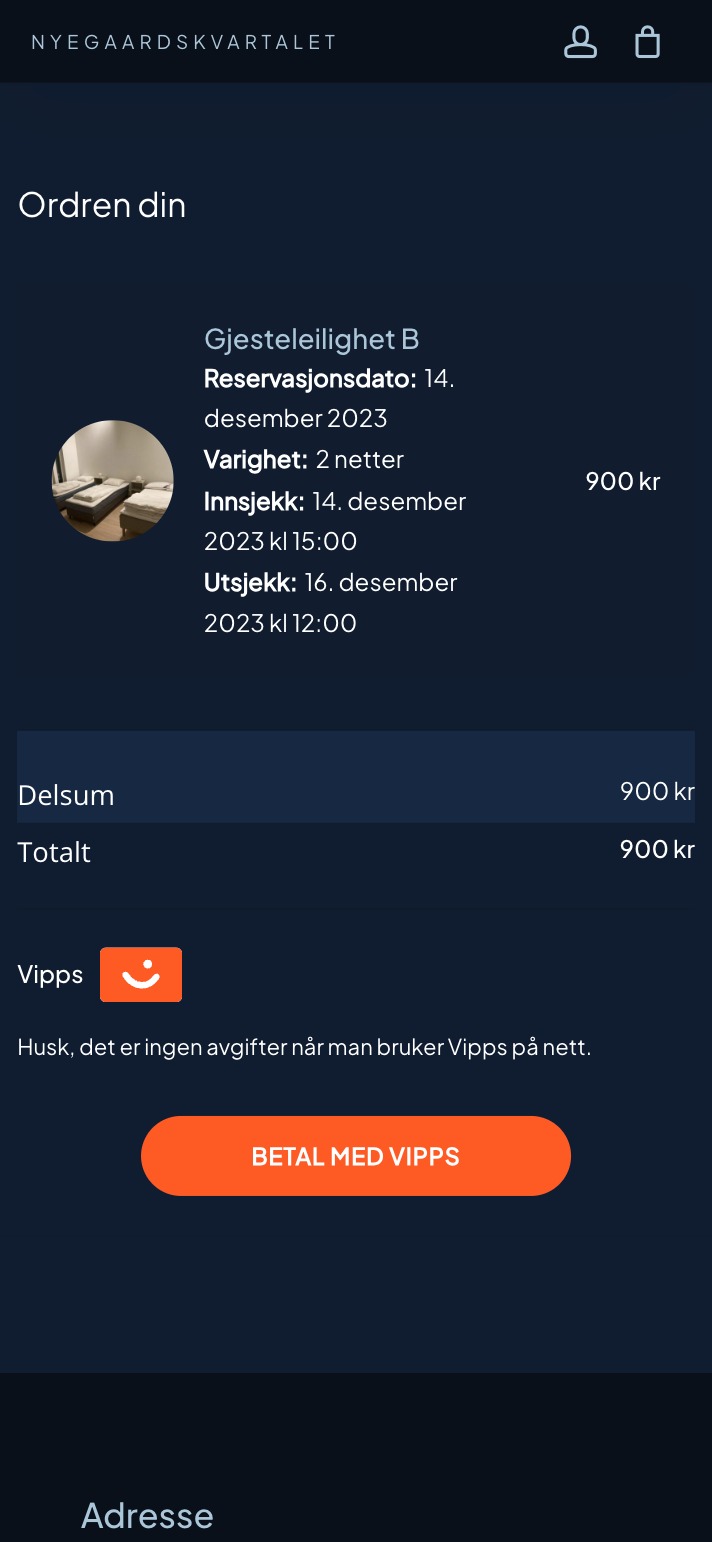 Checkout med Vipps