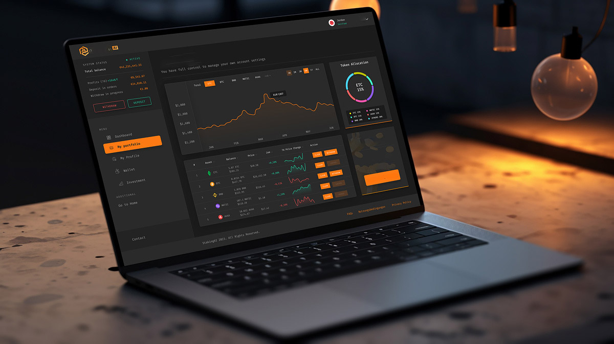 Levende webdesign med animert scrolling