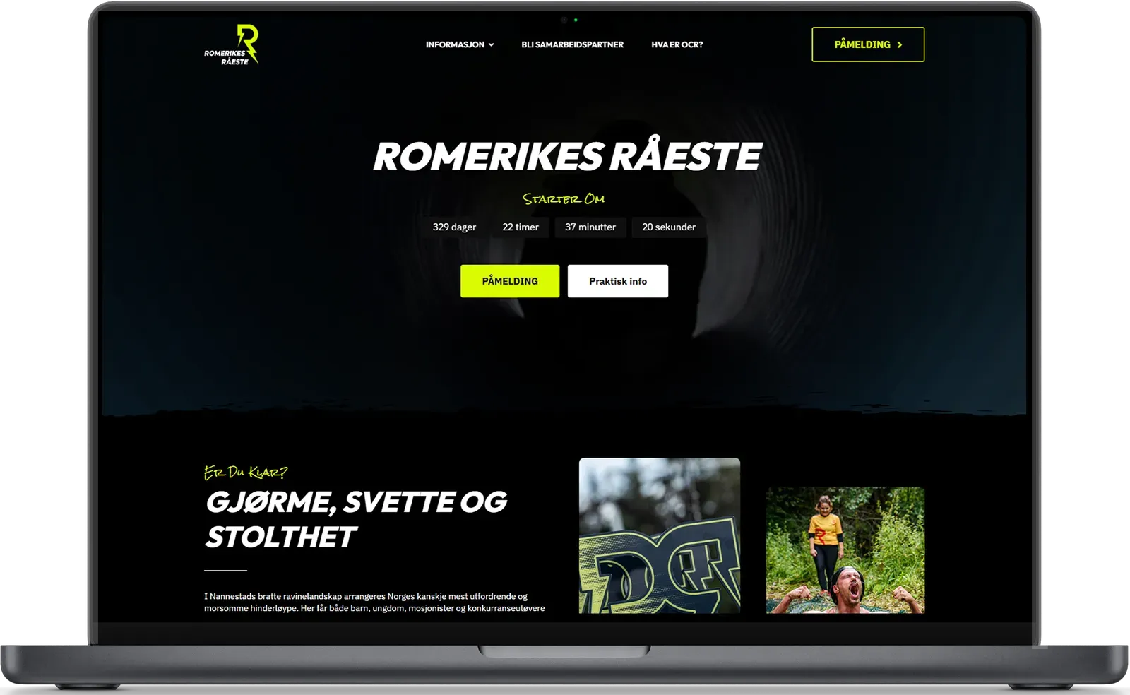 Nettsiden til Romerikes Råeste